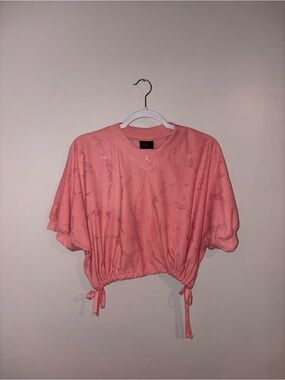 Jordan • Pink Logo Towel Tee